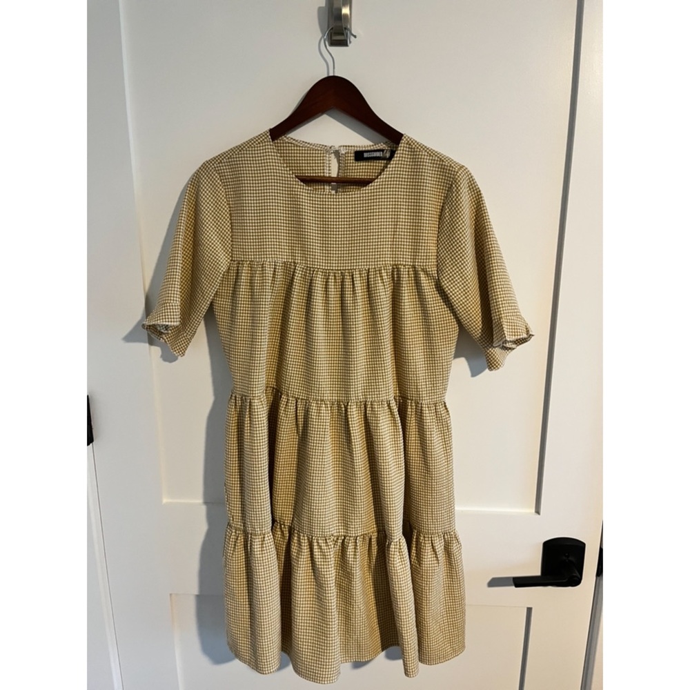 Mustard Smock Dress
